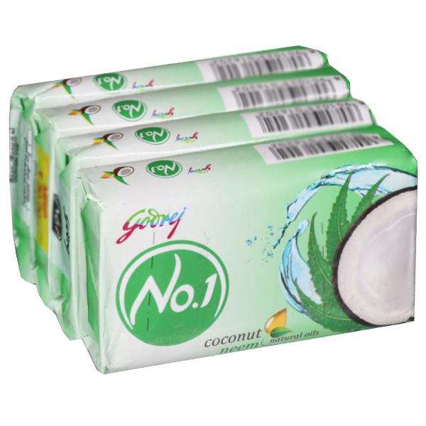 Godrej No.1 Coconut Neem Soap 